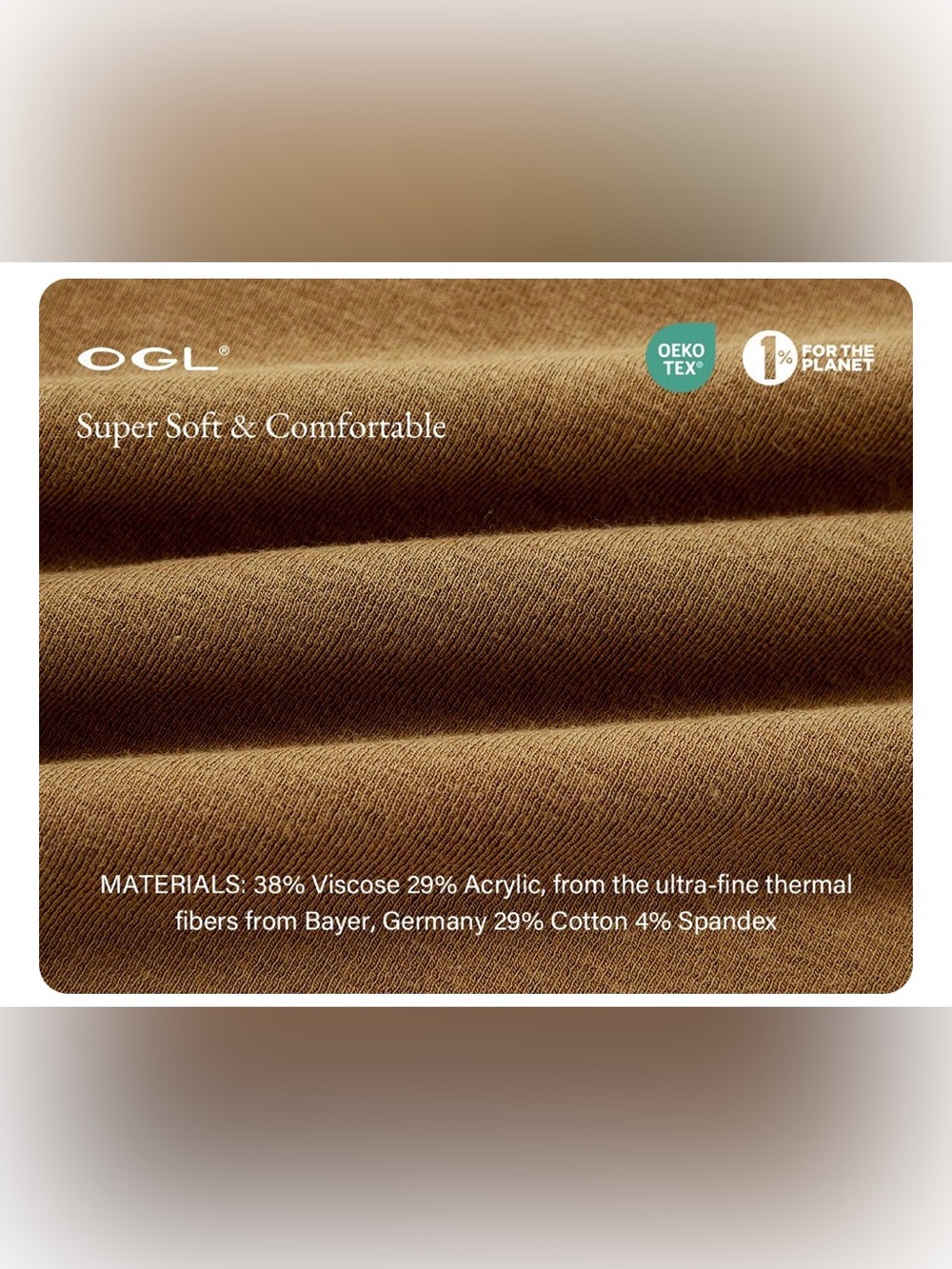 New OGL Surplice Long Sleeve Top Size Large - Picture 9 of 11